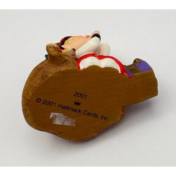 Hallmark Keepsake Christmas Ornament Curius The Elf 2001 Vintage Handcrafted - Picture 9 of 11